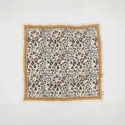 Scarf Leo Beige Chocolate de Maison Lecomte Flament