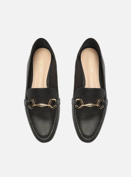 Emma Leather Loafer negro de Arezzo