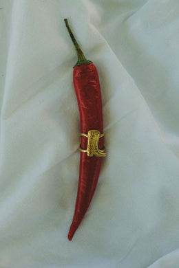 Anillo para pañuelo Boots dorado Maison Lecomte Flament