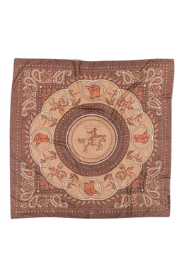 Foulard Rodeo Cappuccino Maison Lecomte Flament